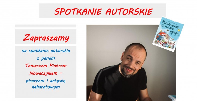 Zaproszenie na spotkanie autorskie