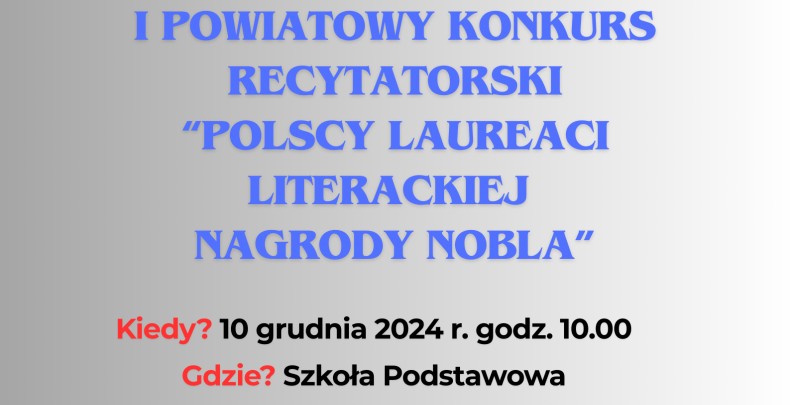 Konkurs recytatorski