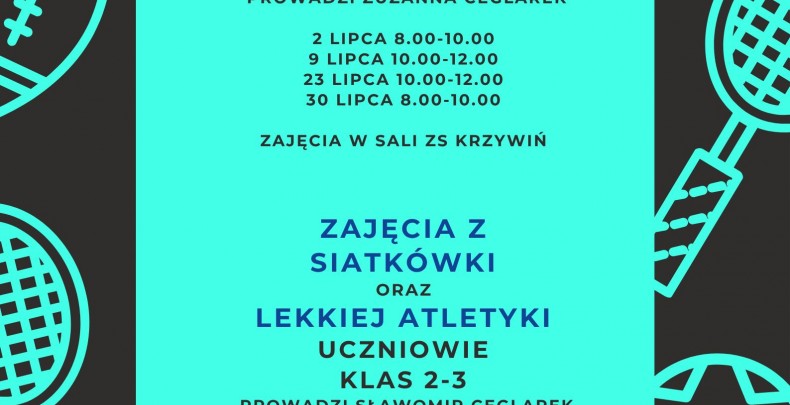 Zajęcia w wakacje Aktywna Szkoła