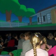 Seans filmowy Mobilnego Planetarium
